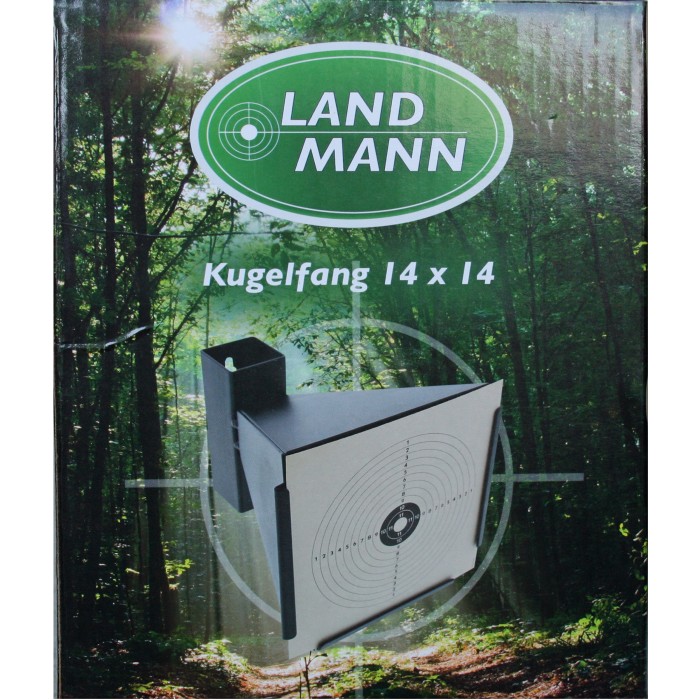 LANDMANN bullet trap funnel 14 x 14 cm incl. 100 targets
